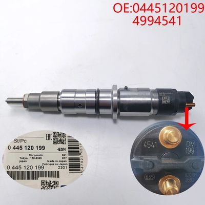 Common Rail Diesel Injector 0445120199 4994541 0 445 120 199 For Cummins Isle_eu4