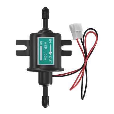 12v Universal Metal Solid Straight Train Electric Fuel Pump 02a Low Voltage Car Suitable For Mazda Toyota