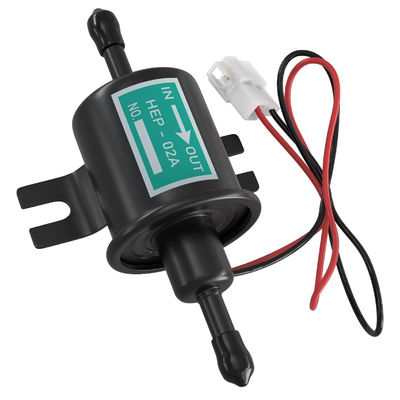 12v Universal Metal Solid Straight Train Electric Fuel Pump 02a Low Voltage Car Suitable For Mazda Toyota